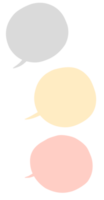 Text box message  speech talk colorful png