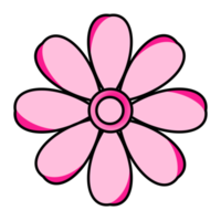 roze bloem decoratie png