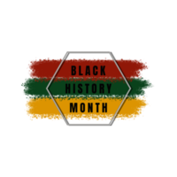 Monat der schwarzen Geschichte feiern. design schwarzer geschichtsmonat png