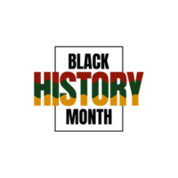 Black history month celebrate. Design Black history month png