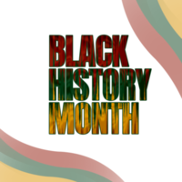 Black history month celebrate. Design Black history month png