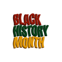 Black history month celebrate. Design Black history month png