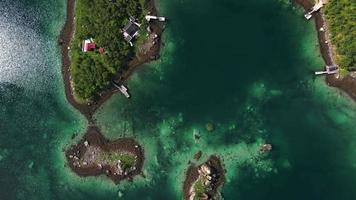 Islands in Lofoten, Norway by Drone video