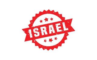 ISRAEL stamp rubber with grunge style on white background vector