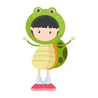 Cute animal costumes are suitable for children's clothing designs vector