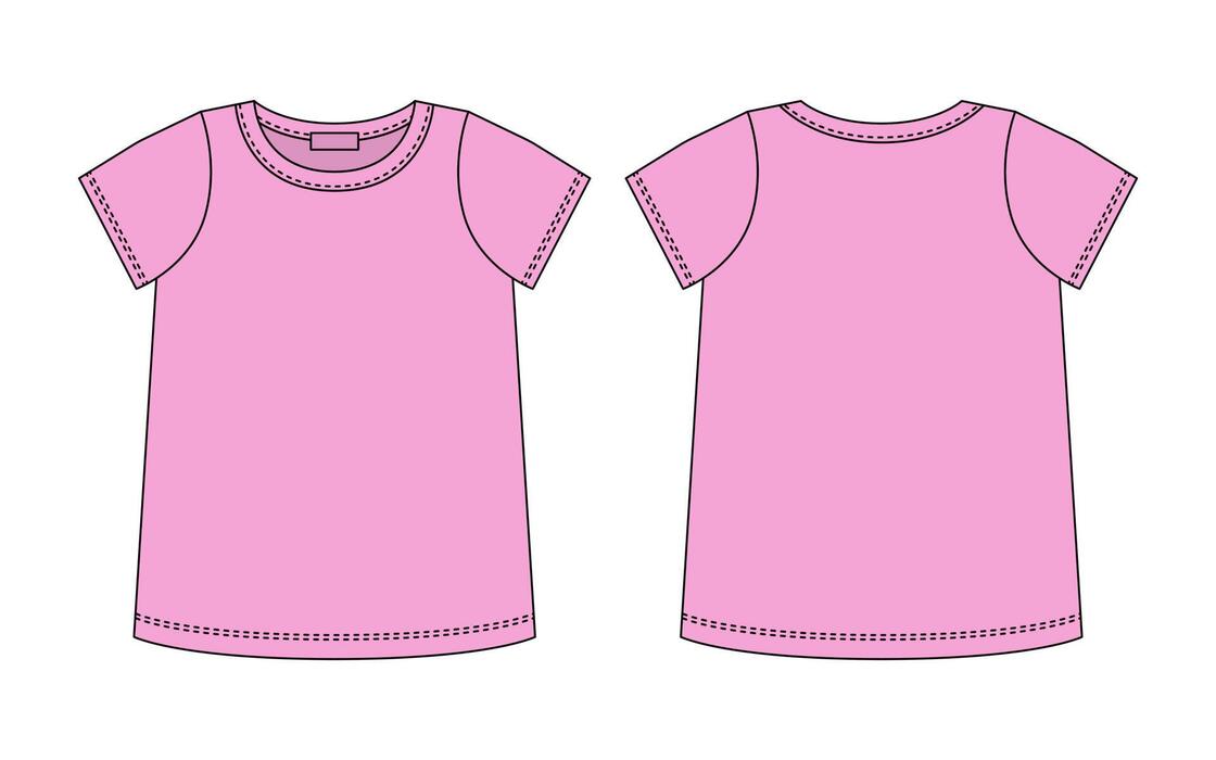 Pink T Shirt Template Vector Art Icons and Graphics for Free Download Pink T Shirt Template Vector Art Icons and Graphics for Free Download