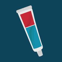 Toothpaste vector illustration for graphic design and decorative element