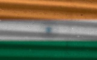 textura de la bandera india como fondo foto