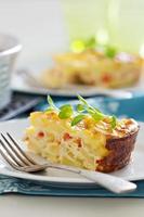 Potato and pepper breakfast gratin photo