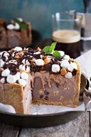 Rocky road ice cream cake photo