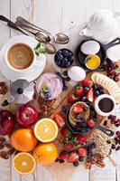 Colorful and tasty breakfast photo