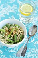 Quinoa with green beans photo