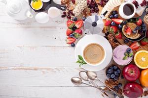 Colorful and tasty breakfast photo