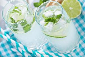 Mojito in tall glasses photo