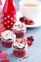 Red velvet cupcakes for Valentines day photo