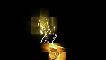 Digital Rendering Lighting Strike Electric Background photo