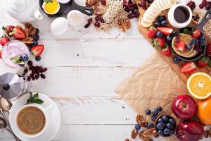 Colorful and tasty breakfast photo