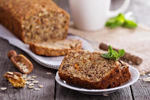 Vegan banana carrot bread photo