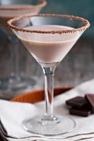 Chocolate martini coctail photo