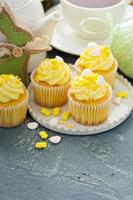 Lemon cupcakes for Easter photo