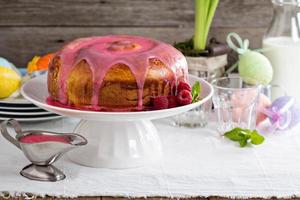 Sweet bread for Easter photo