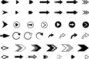 Set of arrow vector