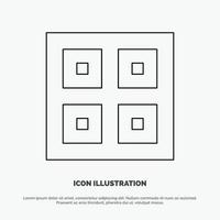 Arrived Boxes Delivery Logistic Shipping Line Icon Vector