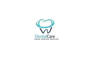 logotipo de dientes vectoriales o logotipo de dentista también logotipo de protección dental vector