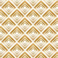 Gold Modern Pattern with Rhombuses. vector