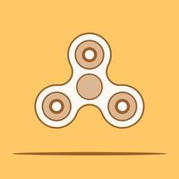 Hand Spinner Fidget. vector