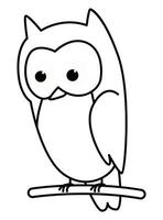 Cute Animals Coloring Page vector