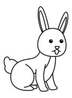 Cute Animals Coloring Page vector