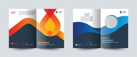 Creative Business Brochure Catalog Cover Design Template adept for multipurpose projects vector