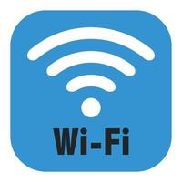 Flat style Wi-Fi icon. network symbol for internet connection. vector