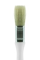 Paint brush isolated on white photo