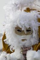 Traditional venetian carnival mask photo