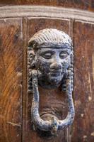 Door knocker closeup photo