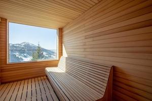 AI Generative Inside detail of a sauna room in luxury health spa beauty  center showing interior design 26866035 Stock Photo at Vecteezy