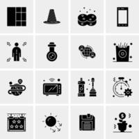 16 Universal Business Icons Vector Creative Icon Illustration to use in web and Mobile Related project