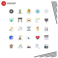 25 Creative Icons Modern Signs and Symbols of negative optimization labor business globe Editable Vector Design Elements