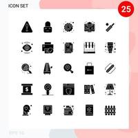 25 Creative Icons Modern Signs and Symbols of ball monitor astronomy buffer layer Editable Vector Design Elements