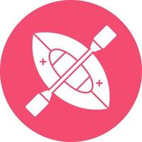 Canoe Vector Icon Design