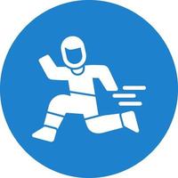 diseño de icono de vector de atletismo