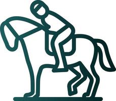 Equestrian Vector Icon Design