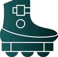 Roller Skating Vector Icon Design