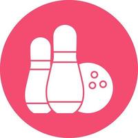 Bowling Vector Icon Design