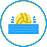 Waterpolo Vector Icon Design