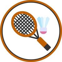 Badminton Vector Icon Design