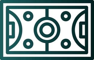 Hockey Field Vector Icon Design