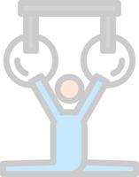 Gymnastics Vector Icon Design